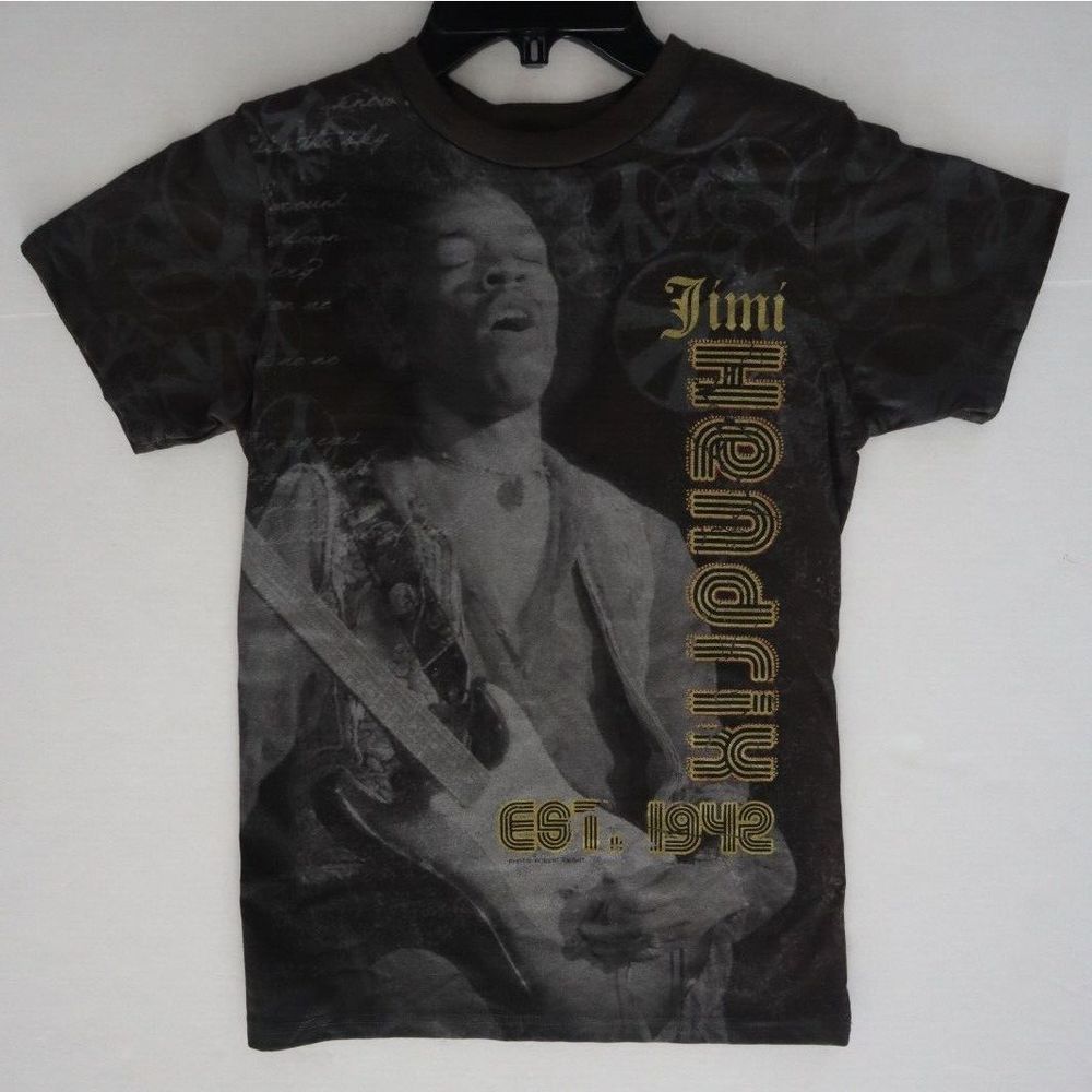 Global Design Women's Sz M Jimi Hendrix est. 1942 Perfect Tee Shirt